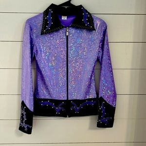 Western show shirt/ rodeo queen shirt